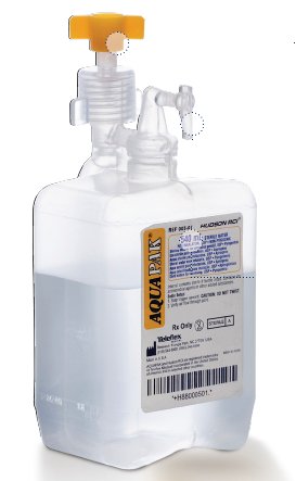 Teleflex LLC Aquapak® Humidifier with Adapter 540 mL Sterile Water Universal