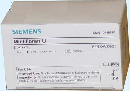 Siemens Reagent Multifibren® U Coagulation Fibrinogen 10 X 2 mL