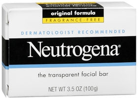 J & J Sales Facial Cleanser Neutrogena® Bar 3.5 oz. Individually Wrapped Unscented