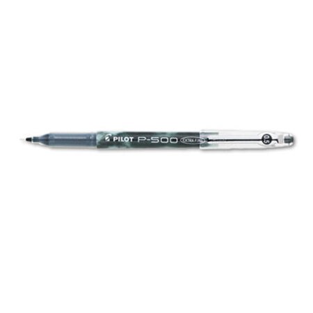 Pilot® Precise P-500 Stick Gel Pen, Extra-Fine 0.5mm, Black Ink/Barrel, Dozen