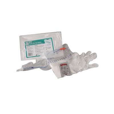 Coloplast Intermittent Closed System Catheter Self-Cath® Coude Olive Tip 16 Fr. Without Balloon PVC