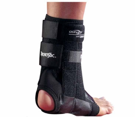 DJO Ankle Brace RocketSoc® X-Small Pull-On / Hook and Loop Strap Closure Male 4 to 5-1/2 / Female 5 to 7-1/2 Right Ankle