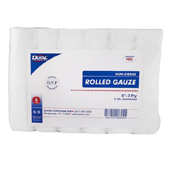 Dukal Conforming Bandage Dukal™ Cotton 2-Ply 6 Inch X 5 Yard Roll Shape NonSterile