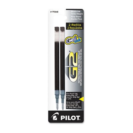 Pilot® Refill for Pilot Gel Pens, Fine Point, Black Ink, 2/Pack