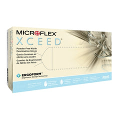 Microflex Medical Exam Glove XCEED™ X-Large NonSterile Nitrile Standard Cuff Length Textured Fingertips Blue Not Chemo Approved - M-763379-3334 - Box of 250