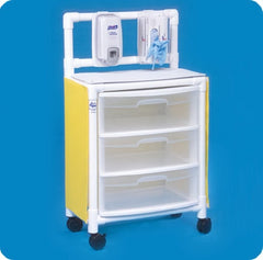 IPU Isolation Station 15 X 26 X 43 Inch, 7 X 14 X 19 Inch Drawer, 6 X 12 Inch Sliding Backboards Three Spacious Drawers