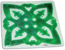 Skil-Care Sensory Gel Pad Quad Tree Green, 4 Tree Design, 15 X 15 Inch, Gel