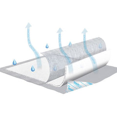 Essity HMS North America Inc Underpad TENA® InstaDri Air™ 23 X 36 Inch Disposable Polymer Moderate Absorbency - M-764084-4009 - Case of 70