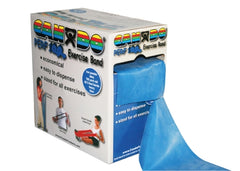 Fabrication Enterprises Exercise Resistance Band CanDo® Perf 100™ Blue 5 Inch X 100 Yard Heavy Resistance