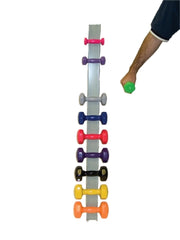 Fabrication Enterprises Wall Rack Cando® Holds 10 Dumbbells