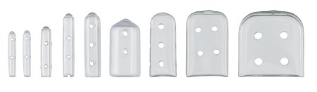 Miltex Instrument Tip Protector Tip-It™ 13/32 X 3/4 Inch, 6, Clear, Vented - M-764295-3528 - Pack of 50