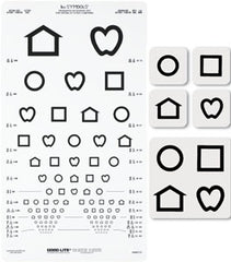 Good-Lite Eye Chart Good-Lite® 10 Foot Measurement Acuity Test