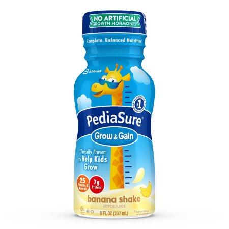 Abbott Nutrition Pediatric Oral Supplement PediaSure® Grow & Gain Banana Flavor 8 oz. Bottle Ready to Use