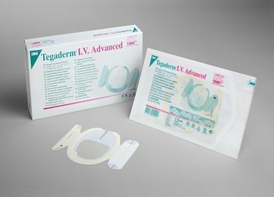 3M IV Advanced Securement Dressing 3M™ Tegaderm™ Film 3-1/2 X 4-1/2 Inch Rectangle Sterile