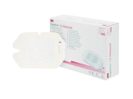 3M IV Advanced Securement Dressing 3M™ Tegaderm™ Film 4 X 4-3/4 Inch Rectangle Sterile