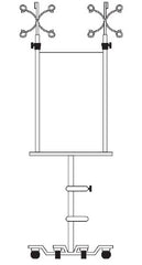 B. Braun Infusion Pump Stand 4 Device 6-Leg - M-764661-2038 - Each