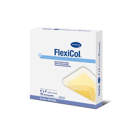 Hartmann Hydrocolloid Dressing FlexiCol® 4 X 4 Inch Square Sterile