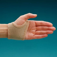 Patterson Medical Supply Wrist Splint Rolyan® Gel Shell® Fabric / Gel / Thermoplastic Left Hand Beige Large