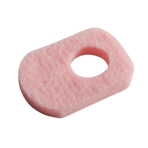 Stein's 1/8" Pink Adhesive Felt W-7 Corn Pad, 500/pk AM-765-1047-0000