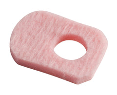 Stein's 1/8" Pink Adhesive Felt W-7 Corn Pad, 500/pk AM-765-1047-0000