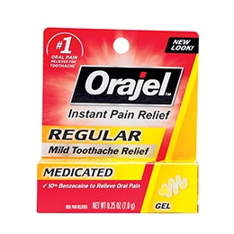 Church and Dwight Oral Pain Relief Orajel® 20% Strength Benzocaine Oral Gel 0.25 oz.
