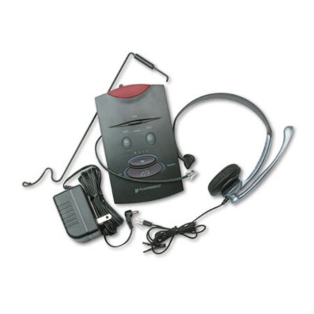 poly® S11 System Over-the-Head Telephone Headset with Noise Canceling Microphone