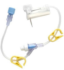 Smiths Medical Huber Infusion Set Gripper Plus® 22 Gauge 3/4 Inch 8 Inch Tubing Luer Lock Needleless Port - M-765300-2819 - Box of 12