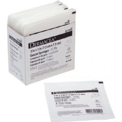 Cardinal Gauze Sponge Dermacea™ Cotton 12-Ply 3 X 3 Inch Square Sterile