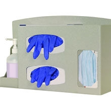 Bowman Manufacturing Hygiene Dispensing Station BOWMAN® Wall Mount Quartz Beige 18-1/2 W X 11-5/8 H X 4-1/2 D Inch ABS Plastic