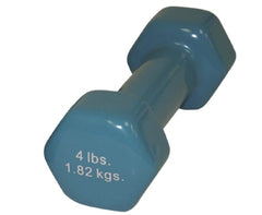 Fabrication Enterprises Dumbbell Hexagon Heads CanDo® 4 lbs.