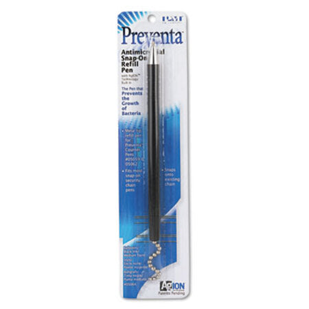 Iconex™ Refill for PMC Preventa Standard Antimicrobial Counter Pens, Medium Point, Black Ink