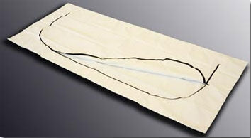 LDI Post Mortem Bag EnviroMed-Bag® 40 W X 96 L Inch X-Large Olefin Film Zipper Closure, Envelope Style
