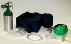 Mada Medical Products First-In Oxygen Resuscitator Kit (Empty) Size M9 Aluminum
