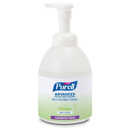 GOJO Hand Sanitizer Purell® Advanced Green Certified 535 mL Ethyl Alcohol Foaming Pump Bottle