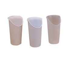 Fabrication Enterprises ADL Dysphagia Cup FabLife™ Nosey Cup 8 oz. Translucent Plastic Reusable
