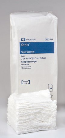 Cardinal USP Type VII Fluff Dressing Kerlix™ Fluff Dried Woven Gauze 12-Ply 7-3/4 X 8-3/4 Inch Rectangle NonSterile