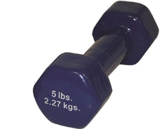 Fabrication Enterprises Dumbbell Hexagon Heads CanDo® 5 lbs.