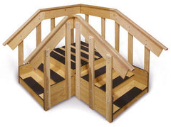 Hausmann Industries Training Staircase ADA Convertible “Space-Saver%XE2%X80? 91 L X 36 W X 18 H Inch