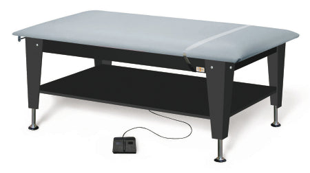 Hausmann Industries ADA Hi-Lo Power Plinth Table 72 L X 30 W X 20 to 30 H Inch Steel Frame / Vinyl Top 600 lbs. Weight Capacity
