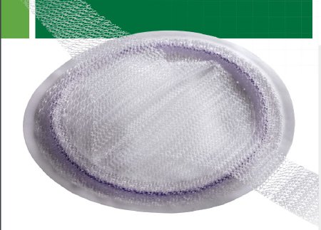 Davol Ventral Hernia Repair Mesh Ventralex™ ST Partially Absorbable Polypropylene Monofilament / Hydrogel / PGA 1-7/10 Inch Diameter Small Circle with Strap Style White Sterile