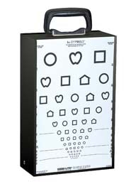 Good-Lite Illuminated Eye Test Cabinet Table Mount