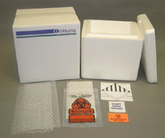 Fisher Scientific Frozen Specimen Transport System Exempt Human Specimen Frozen 9 X 11 X 11 Inch