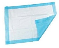 Tidi Products Procedure Underpad Tidi® 17 W X 22 L Inch Blue NonSterile