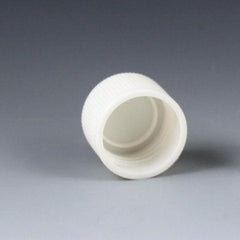 Globe Scientific Tube Closure Polypropylene Screw Cap White For False Bottom Tubes