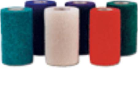 Andover Coated Products Cohesive Bandage Co-Flex®·Med 1-1/2 Inch X 5 Yard 16 lbs. Tensile Strength Self-adherent Closure Teal / Blue / White / Purple / Red / Green NonSterile