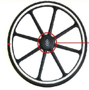 Drive Medical Wheelchair Standard Wheel For Sentra Reclining Wheelchair