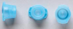 Troy Biologicals Tube Closure Fisherbrand® VersaClosure® Universal Sizing, Blue For 10 mm / 12 mm / 13 mm / 16 mm Test Tubes