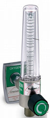 Allied Healthcare Timeter® Sure Grip Oxygen Flowmeter Single with 1 Power Take-Off 0 - 15 LPM DISS Outlet Ohmeda Adapter