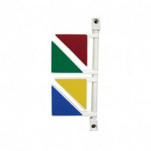 Unimed - Midwest Exam Room Signal Flag Wall Mount 2-Flag - M-769688-2996 - Each