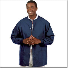 Fashion Seal Uniforms Warm-Up Jacket Navy Blue 5X-Large Hip Length Reusable - M-884677-3565 - Each